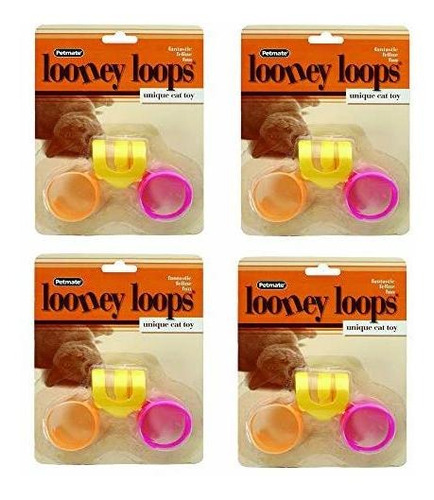 Petmate 26333 Juguete Para Gatos Looney Loops, Paquete ...