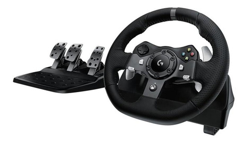 Volante Gamer Com Pedal G920 Driving Force Logitech Preto