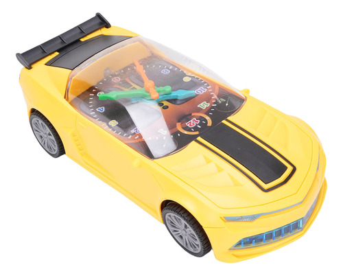 Reloj Eléctrico Universal Up Toy Car Racing Con Música Color