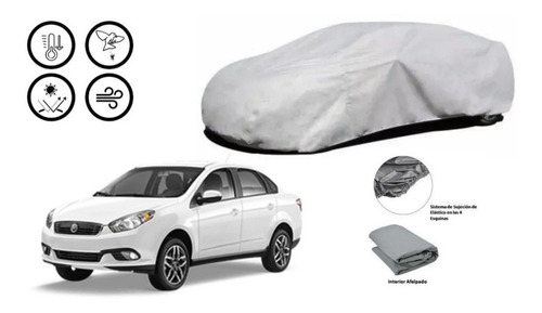 Car Cover Dodge Vision 2018 Afelpada.