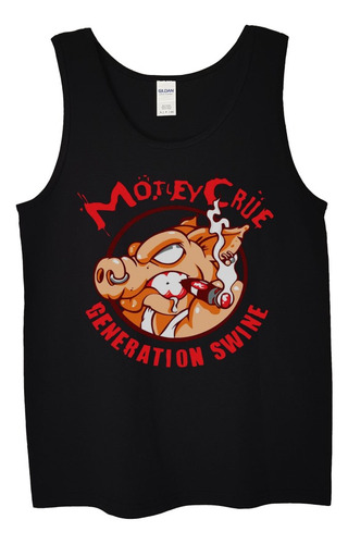 Polera Musculosa Motley Crue Generation Pig Rock Abominatron