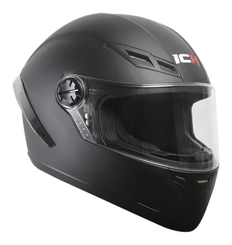 Casco Moto Ich 501 Sp Integral Plano Certificado Color Negro mate Tamaño del casco M