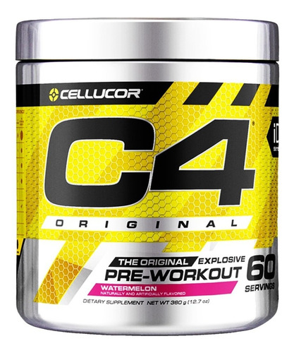 C4 Pre Workout X 60 Servicios Cellucor Sabor Watermelon