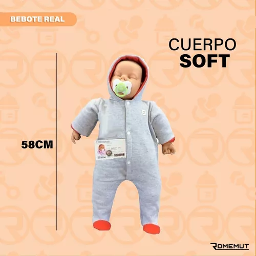 comprar Bebe Reborn Argentina Bebote Real Muñeco Con Chupete Y Ropa