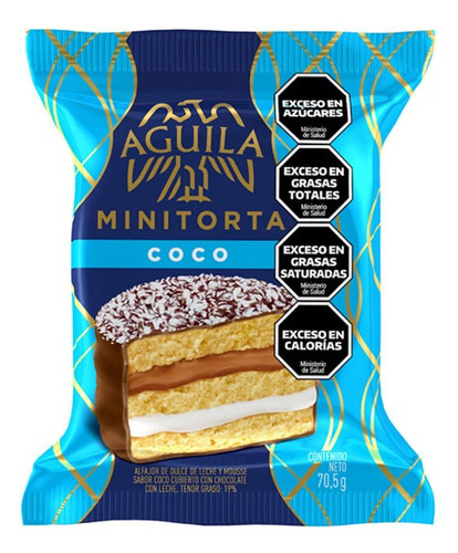 Alfajor Aguila Mini Torta Coco - Caja X 21un