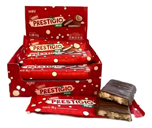 Chocolate Prestígio Maxi 1,08kg Caixa C/ 12 Un 90g - Nestlé