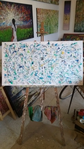 Cuadro Original Cazart Pintado A Mano Sobre Tela Amar