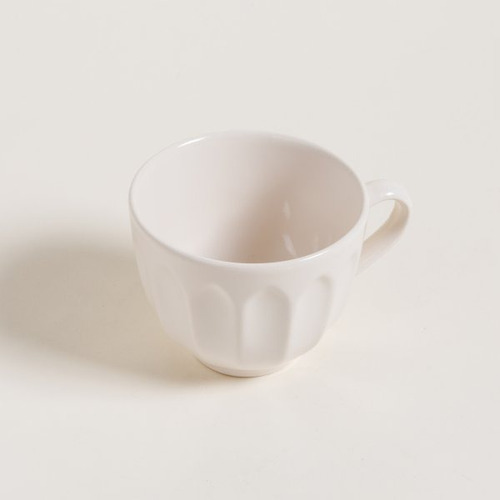 Taza Jarro Mug Ceramica Diseño Efeso Cream 450ml Cafe Te 