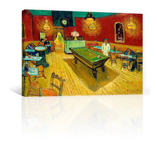 Cuadro Decorativo Canvas Arte Famoso Café De Noche Van Gogh