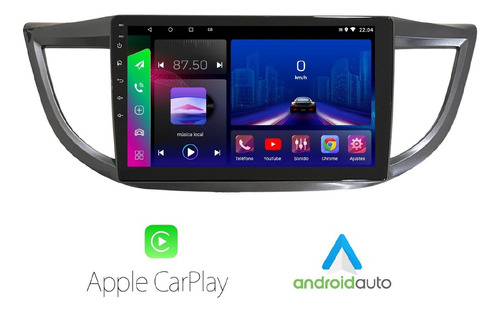 Multimedia Especifico Honda Crv 2012 10  Android Carplay