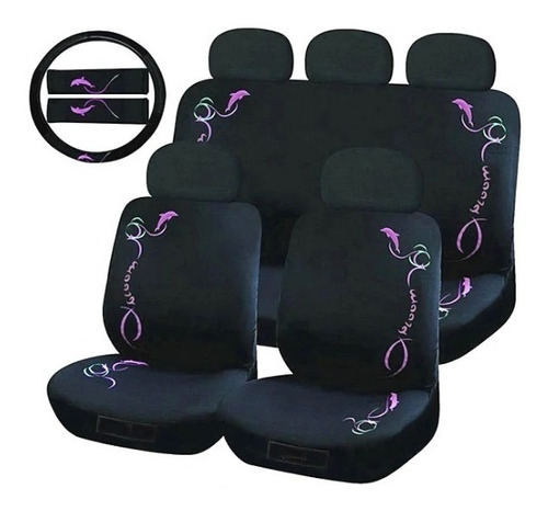 Funda Cubre Asientos Para Autos Delfin Mujer