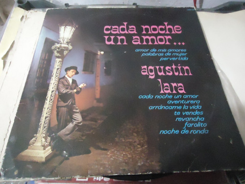 Agustin Lara Cada Noche Un Amor Lp