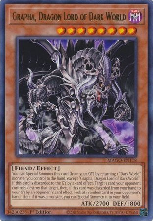 Yugioh! Grapha, Dragon Lord Of Dark World - Mago-en118