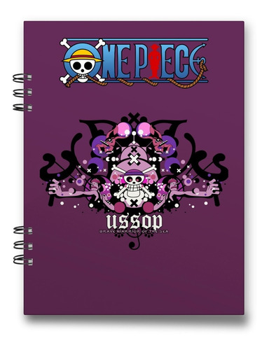 Imagen 7 de 10 de Cuaderno Anime One Piece 15x20 Cms 100 Hojas