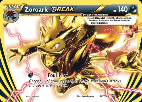 Zoroark Break Pokémon Tcg Carta Original Eng