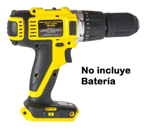 Imagen 1 de 7 de Taladro Percutor Atornillador 13mm Barovo Li Ion Inalámbrico