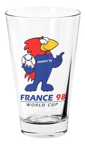 Vaso De Vidrio Retro - Mundial Francia 98