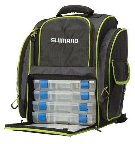 Mochila Shimano Con Cajas Organizadoras