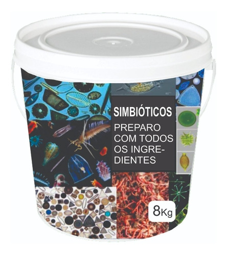 Mix Simbiótico 8 Kilos + 1kg De Azomite + 2kg Mix Bioflocos