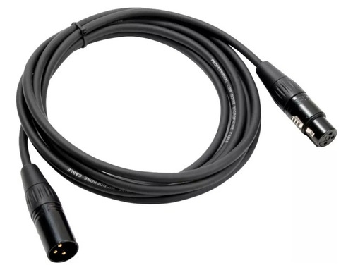 10 Cables Xlr Para Micrófono (6m) || Tipo Profesional