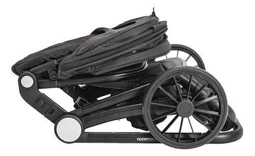 Carrinho De Bebê Moisés + Bebê Conforto + Base Preto Kiddo