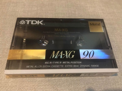 Cassette Tdk Ma-xg 90 Minutos, Cinta De Metal Tipo Iv