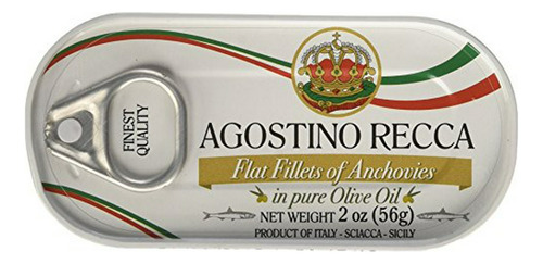 Agostino Recca - Filetes Planos De Anchoas En Aceite De Oliv