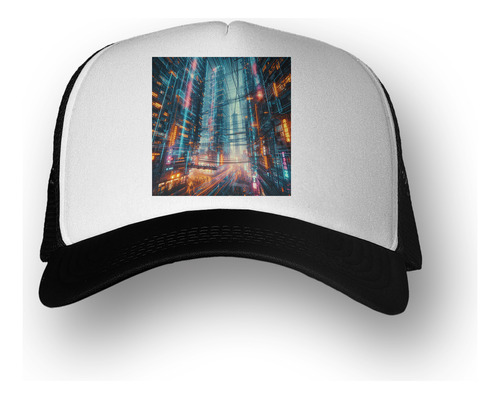 Gorra  Ciudad Cyberpunk Urbana Futurista M2