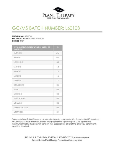 Aceite Esencial De Limón (prensado En Frío) 30 Ml (1 Onza).