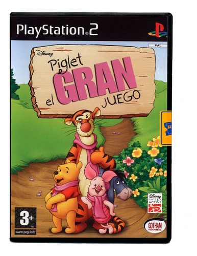 Juego Disney Piglet Ps 2 - Físico En Caja