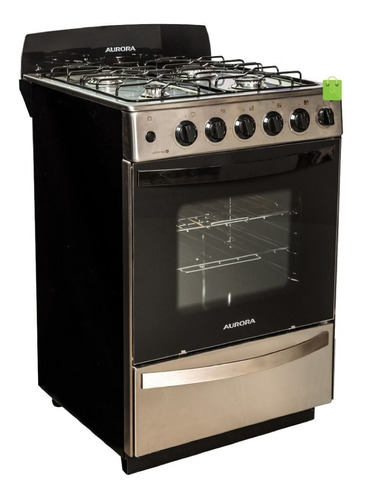 Cocina Aurora Argenta Multigas 4 Hornallas Acero Inox Xle.4