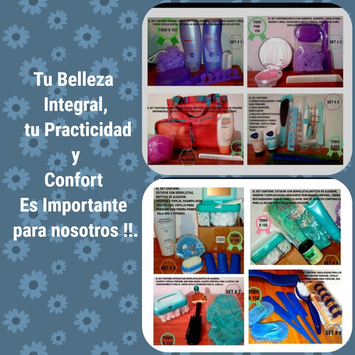 Kit's De Belleza/cuidado Integral E Higiene,marcas Conocidas