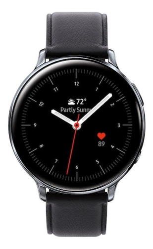 Samsung Galaxy Watch Active2 (LTE) 1.2" con red móvil caja 40mm de  acero inoxidable black, malla  black de  cuero SM-R835