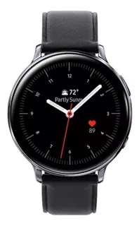 Samsung Galaxy Watch Active2 (LTE) 1.2" con red móvil caja 40mm de acero inoxidable black, malla black de cuero SM-R835