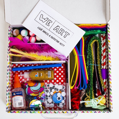 Imagen 4 de 6 de Kit De Manualidades Para Niños - Caja Mediana - We Art
