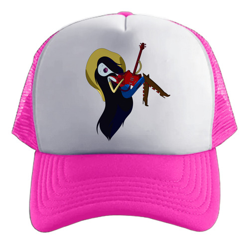 Hora De Aventura Merceline Gorra Friki Tu Eres Rosa Chicle Talle Único Regulable Hora De Aventura Merceline
