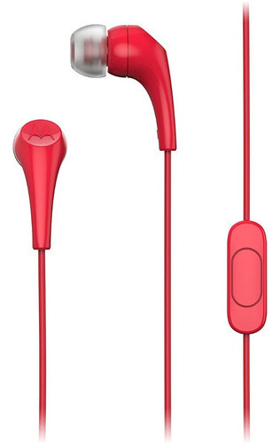 Fones de ouvido Motorola Earbuds 2- S In Ear 2022 Line Jack 3.5 vermelhos