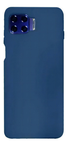 Capinha Para Moto G 5g Plus Cor Azul Liso