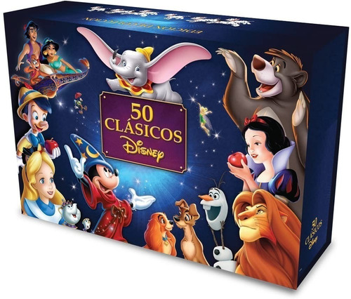 Paquete 50 Clásicos Disney. Edición De Colección Dvd Nuevo