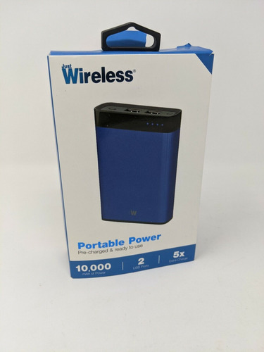 Just Wireless Portable Power (10,000 Mah Power Capacity, Ccq