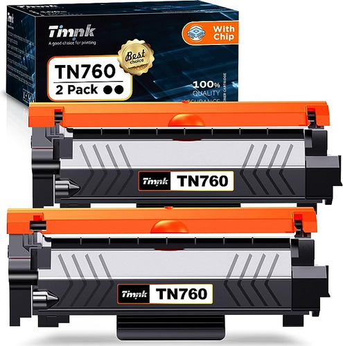Tn760 2pk Reemplazo Para Tn 760 Tn730 Toner Rendimiento Para