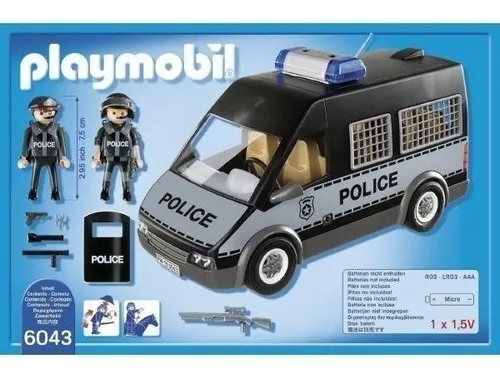 Furgon policia playmobil 6043 on sale