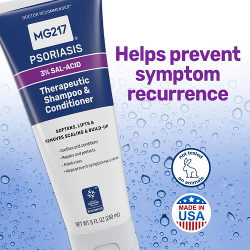 Mg217 Champu Y Acondicionador De Psoriasis Con Acido Salicil