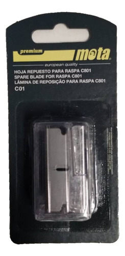 Repuesto De Cutter Raspador C801 - Mota C01 X 10 Hojas