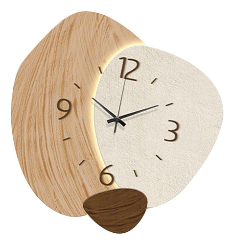 Reloj De Pared Nórdico, Reloj Decorativo, Marrón