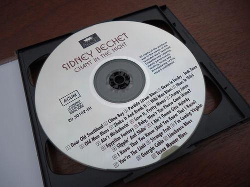 Sidney Bechet - Chant In The Night - 2 Cd's - Importados (Usado)
