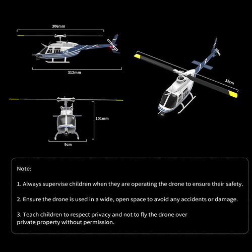 Posicionamiento Gratuito Con Hélice Aileron One Helicopter,