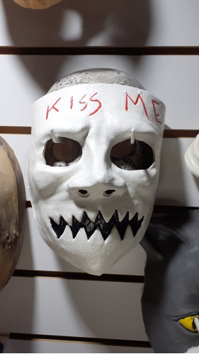 Mascara Latex Kiss Me The Purga Terror  Halloween Cotillon 