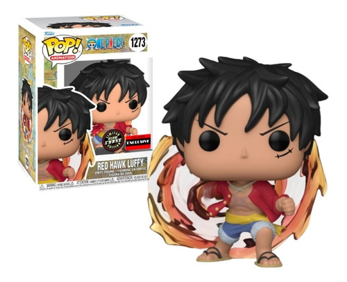 Funko Pop One Piece Red Hawk Luffy #1273  Chase Exclusive