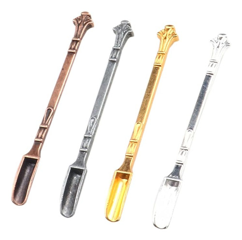 4 Piezas Mini Cucharas Cuchara Metal Para Sales Hierbas Aren